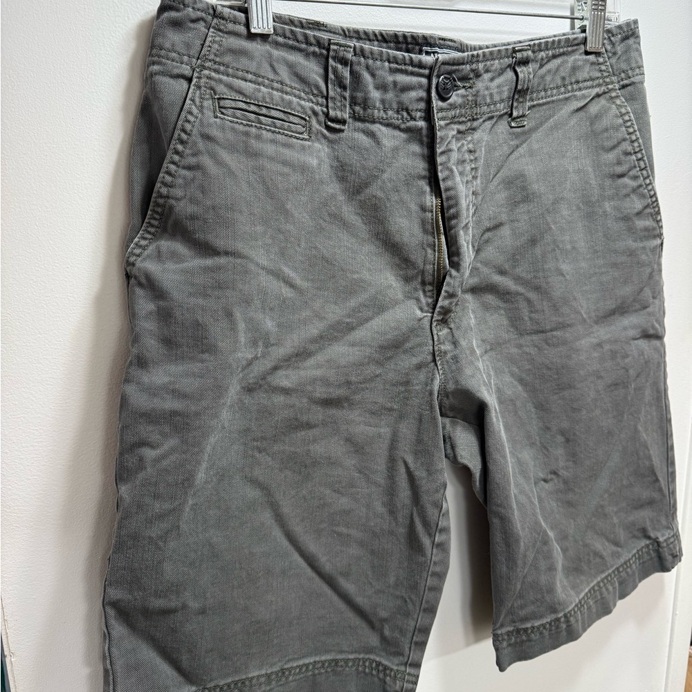 100% cotton Men's Gray Casual Shorts